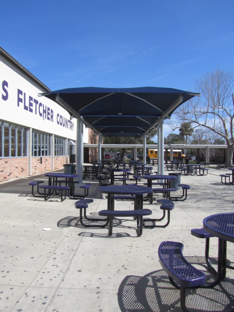 Fletcher High School Courtyard